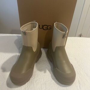 UGG Tan Rain Boots